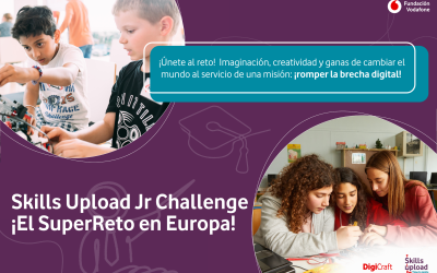 Fundación Vodafone lanza el ‘Skills Upload Jr Challenge’, una competición para niños de 9 a 12 años con la tecnología como vehículo para la inclusión