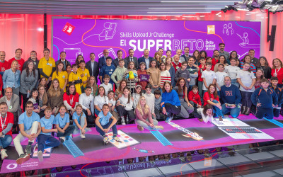 El CEIP General Fresneda de Jaén ganador del Skills Upload Jr Challenge de Fundación Vodafone